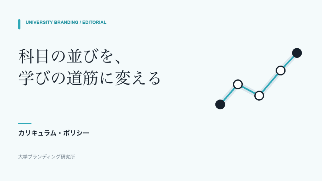 科目を学びの道筋につなぐ構造図