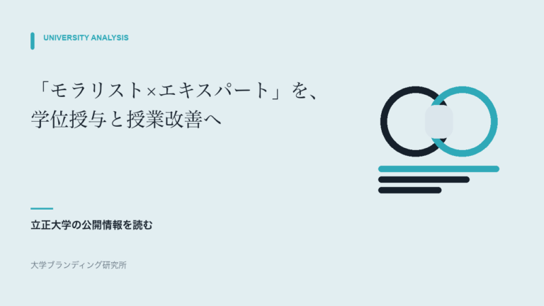 立正大学の「モラリスト×エキスパート」は、博士課程にも続いている